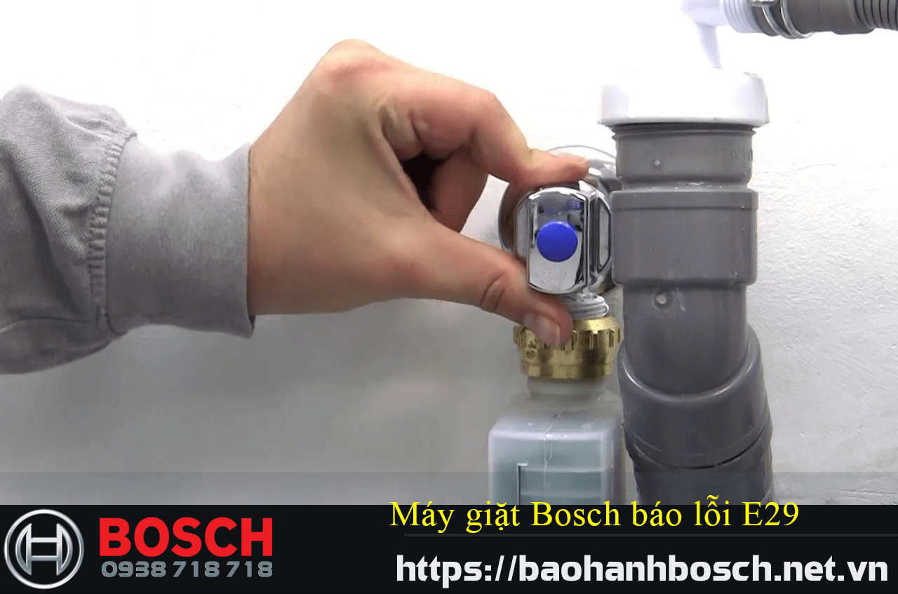 máy giặt Bosch báo lỗi E29