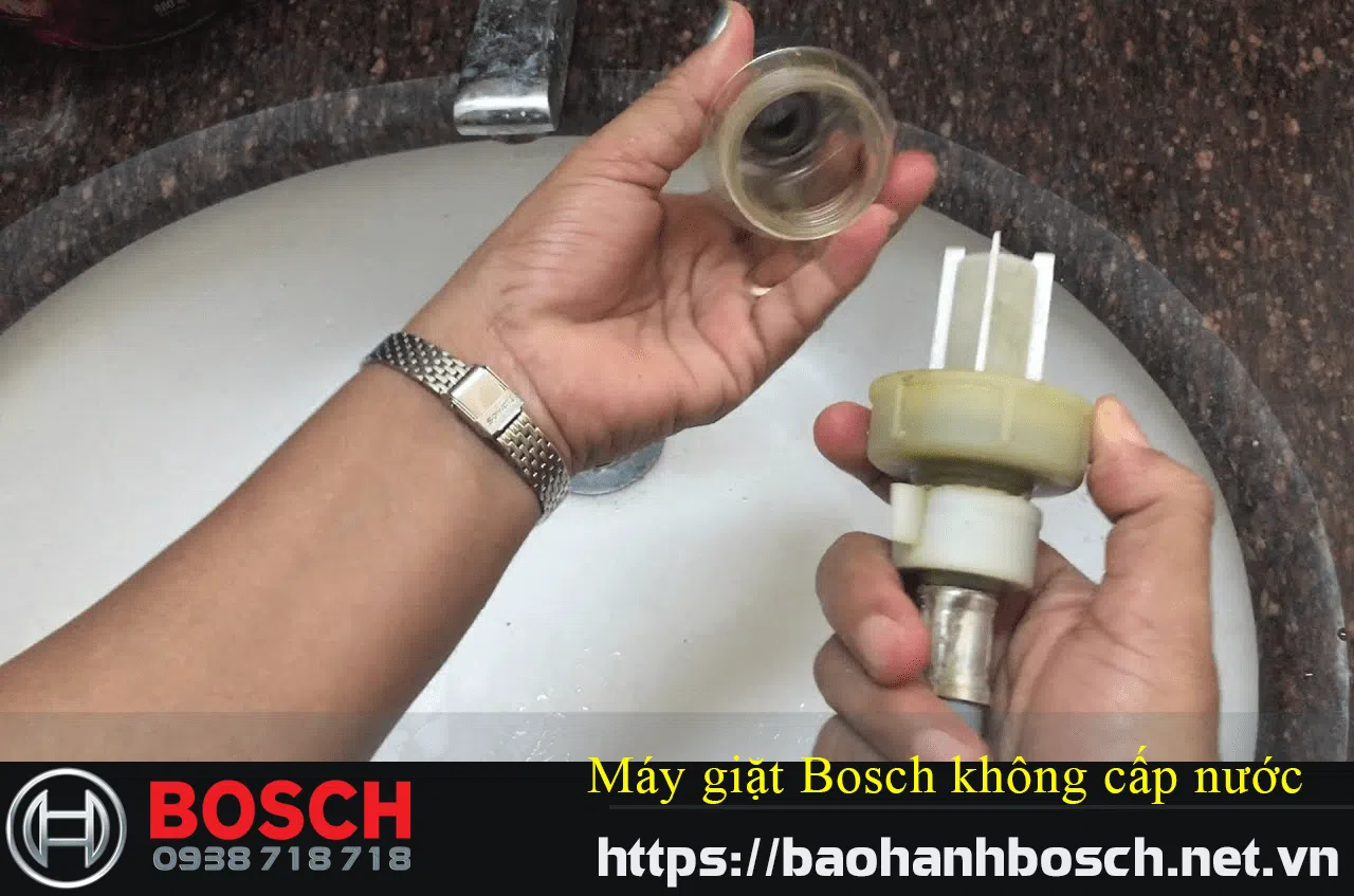 máy giặt Bosch không cấp nước