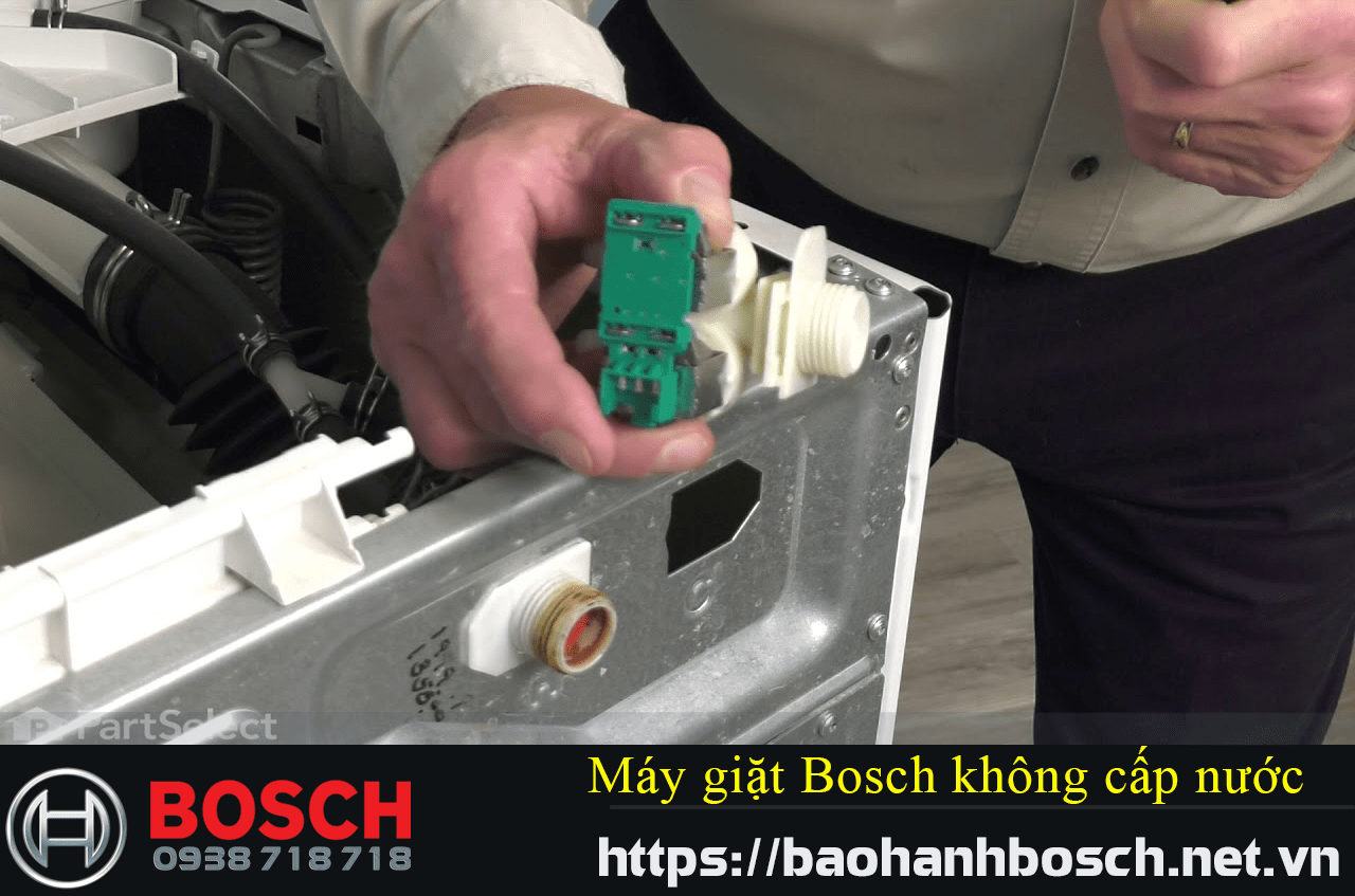 máy giặt Bosch không cấp nước
