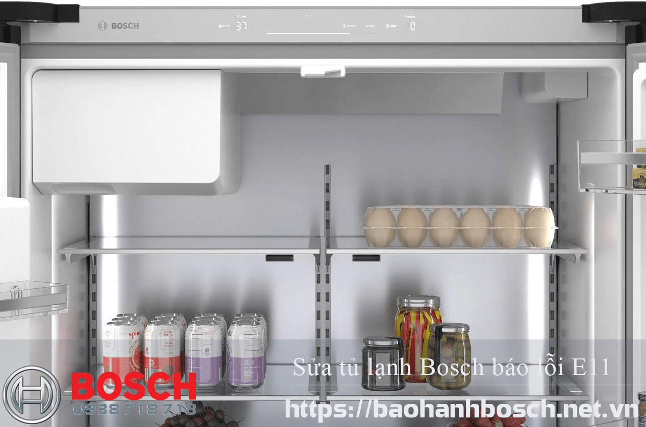 Tủ lạnh Bosch báo lỗi E11