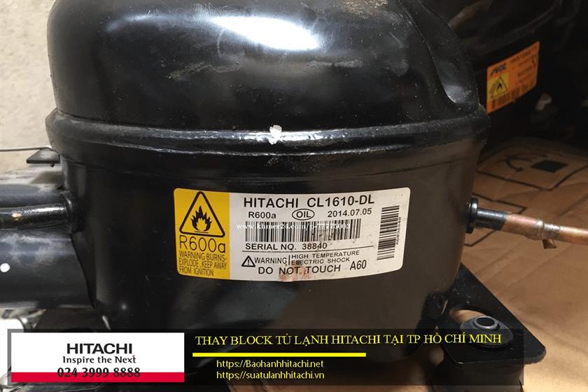 Thay block tủ lạnh Hitachi tại Tp Hồ Chí Minh