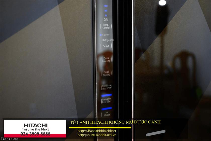 Tủ lạnh Hitachi không mở được cánh