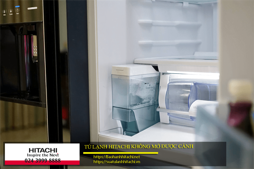 Tủ lạnh Hitachi không mở được cánh