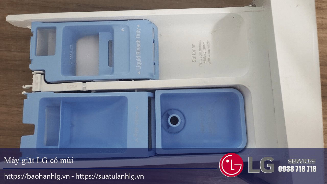 máy giặt LG có mùi hôi