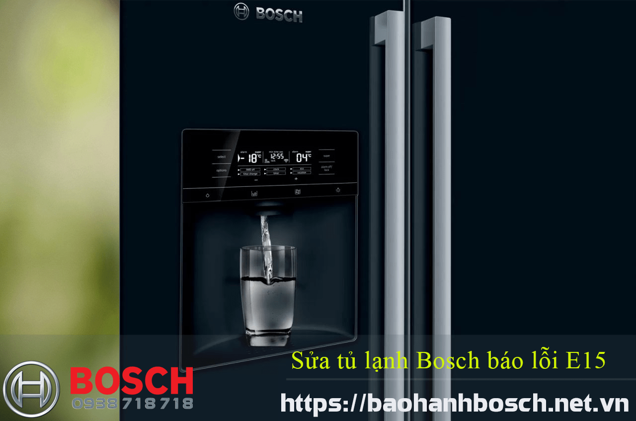 Lỗi E15 trên tủ lạnh Bosch, nguyên nhân và cách khắc phục hiệu quả. Dịch vụ bảo hành Bosch Uy tín giúp khắc phục nhanh lỗi E15, đảm bảo hoạt động tối ưu của tủ lạnh của bạn.