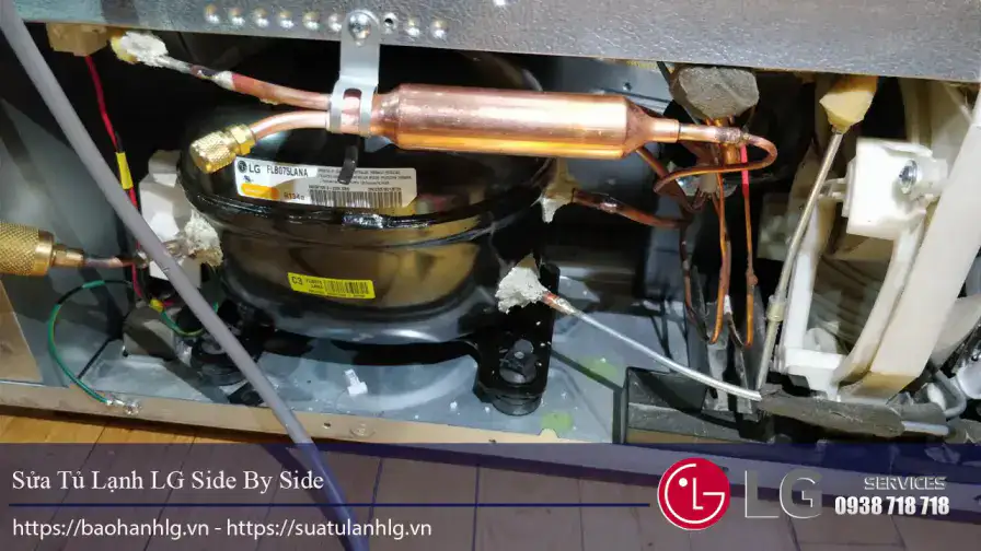 Sửa tủ lạnh LG side by side