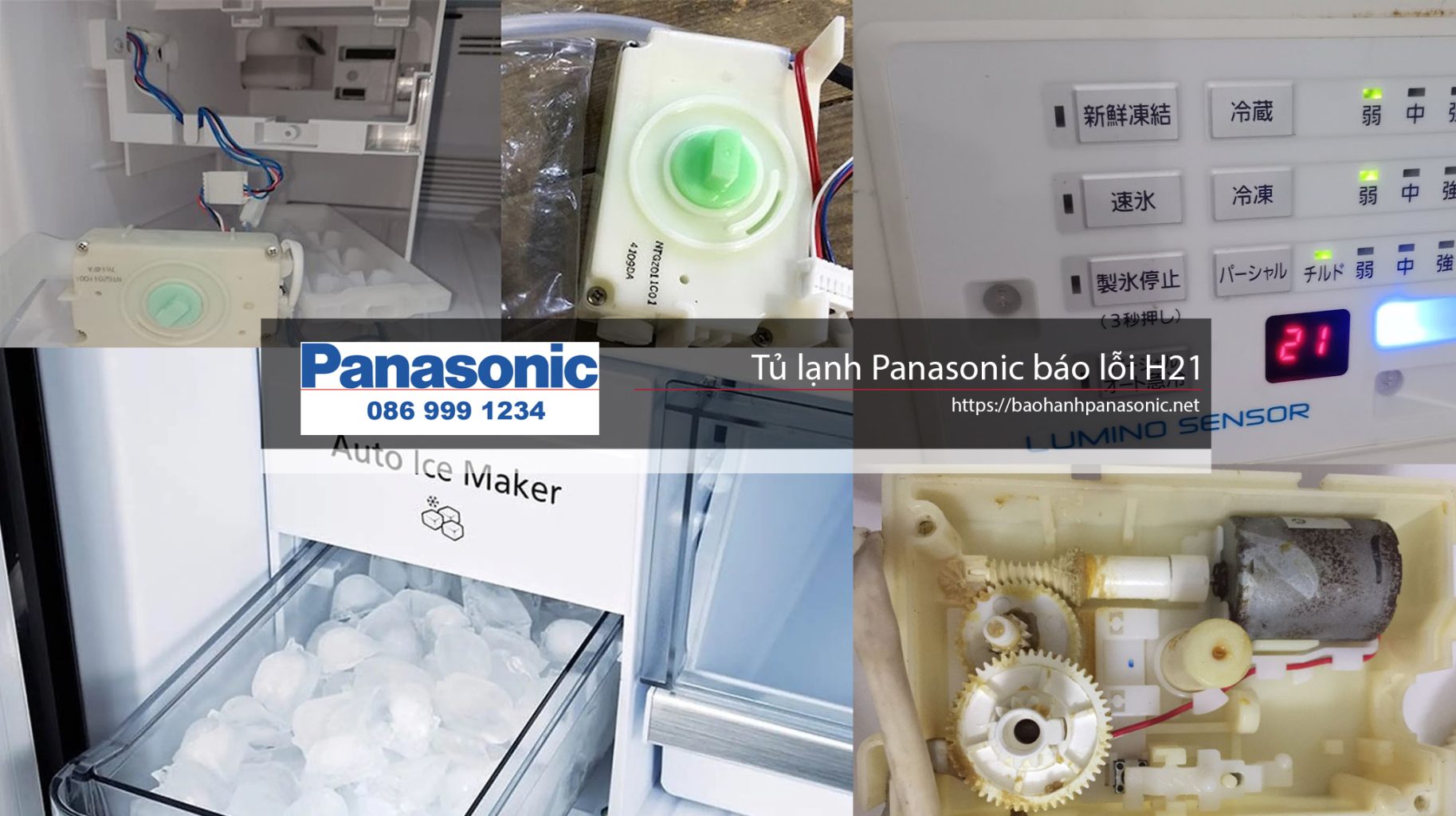 Tủ lạnh Panasonic báo lỗi H21