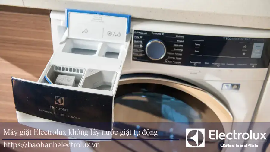 Máy giặt Electrolux không lấy nước giặt tự động