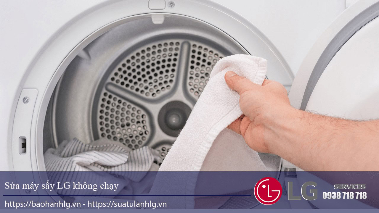 Máy sấy LG không chạy