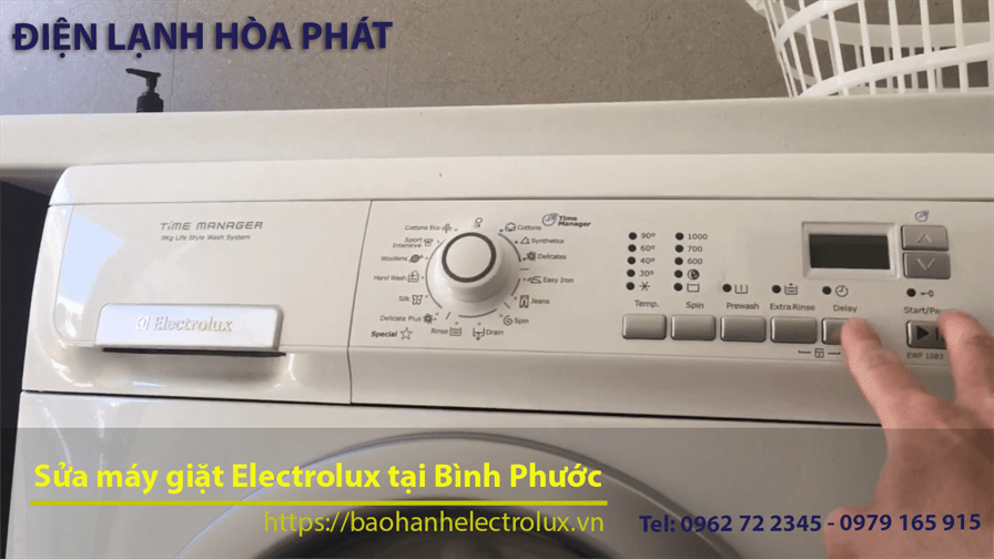 Sửa máy giặt Electrolux tại Bù Đốp