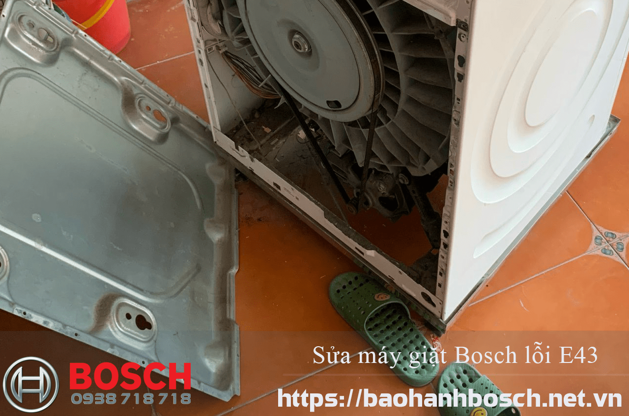 máy giặt Bosch lỗi E43