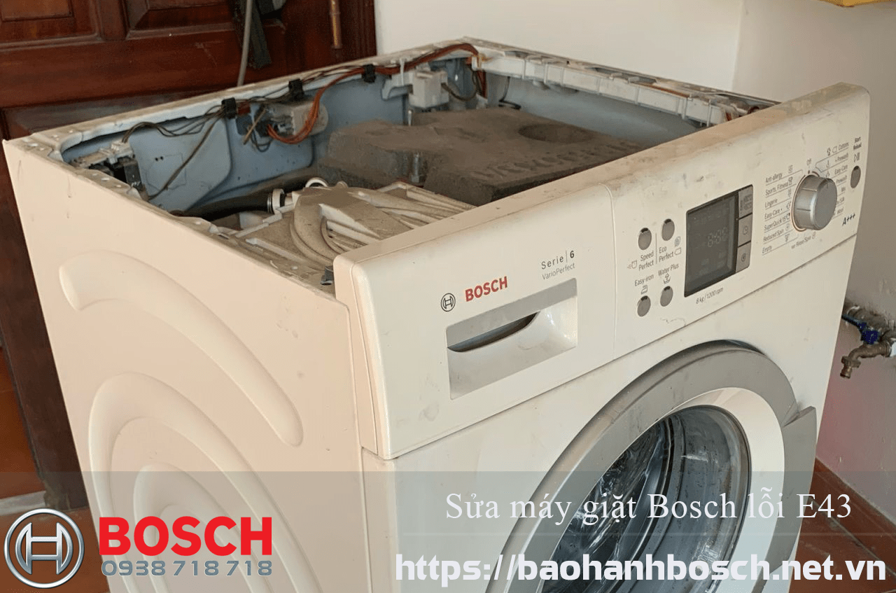 máy giặt Bosch lỗi E43