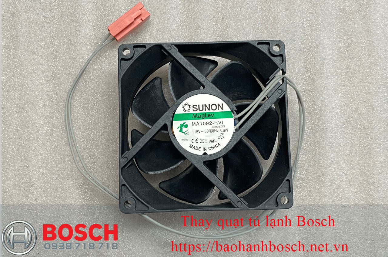 Thay quạt tủ lạnh Bosch