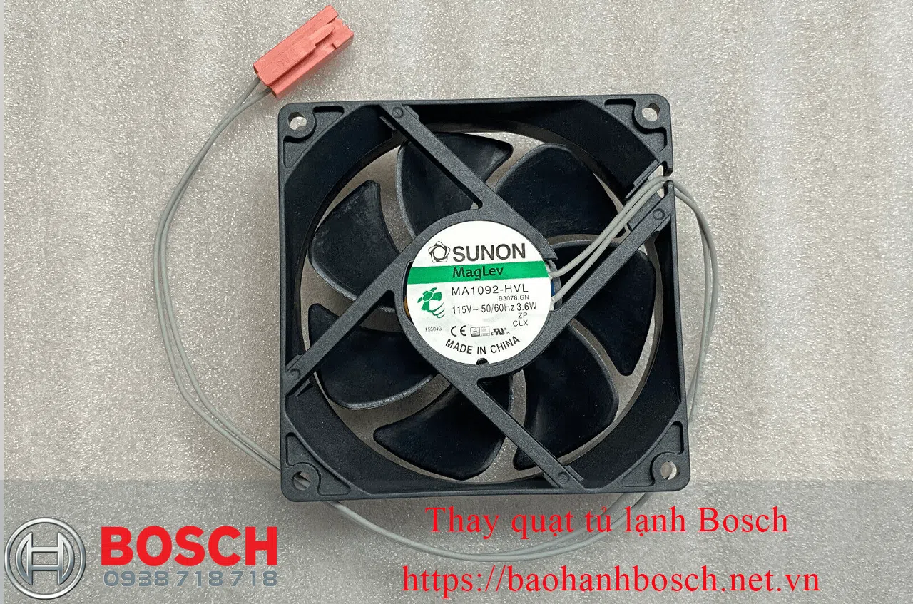 Thay quạt tủ lạnh Bosch
