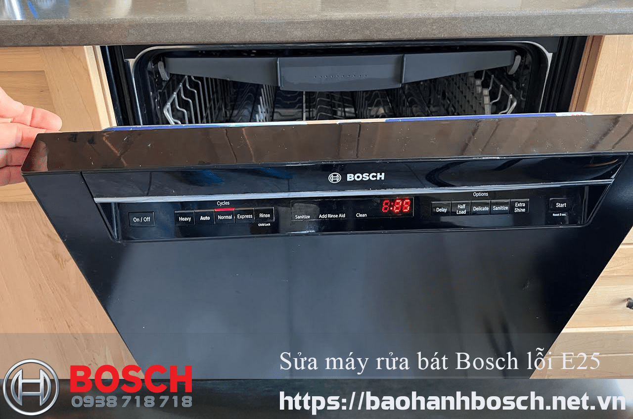 Lỗi máy rửa bát Bosch E25, dịch vụ sửa máy rửa bát Bosch Uy tín, bảo hành uy tín tại tpHCM và toàn quốc. Liên hệ Hotline 0938 718 718 để được hỗ trợ nhanh chóng.