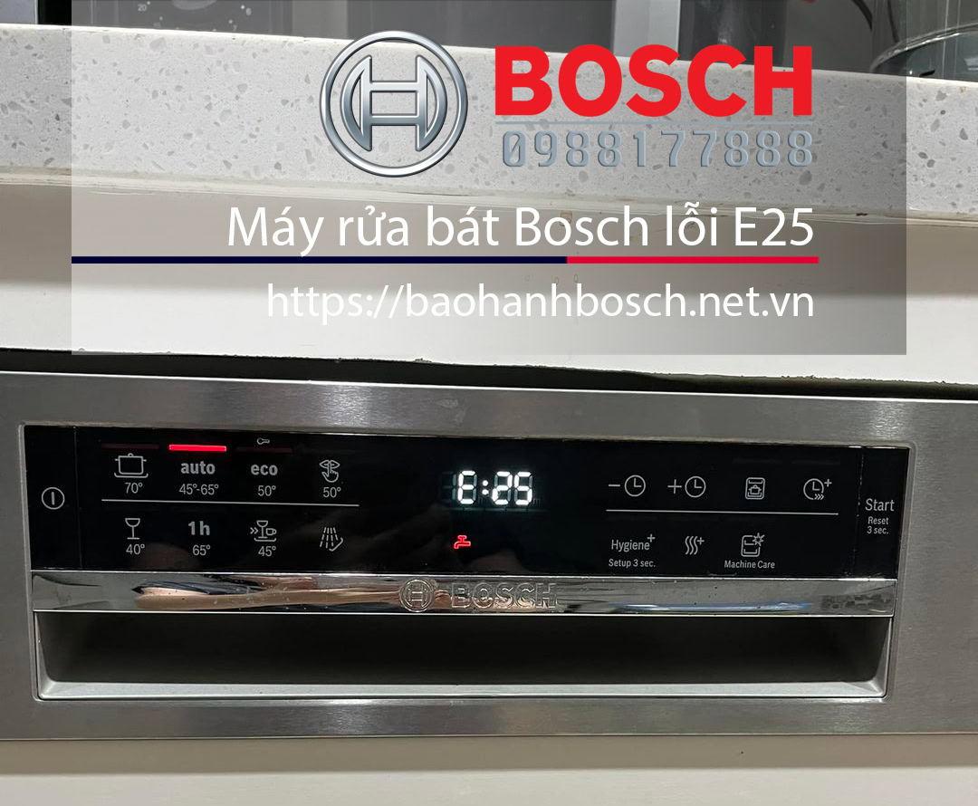 Máy rửa bát Bosch lỗi E25