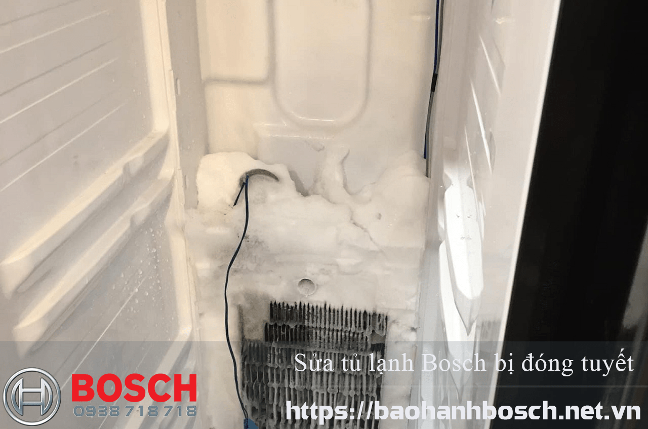 Tủ lạnh Bosch bị đóng tuyết
