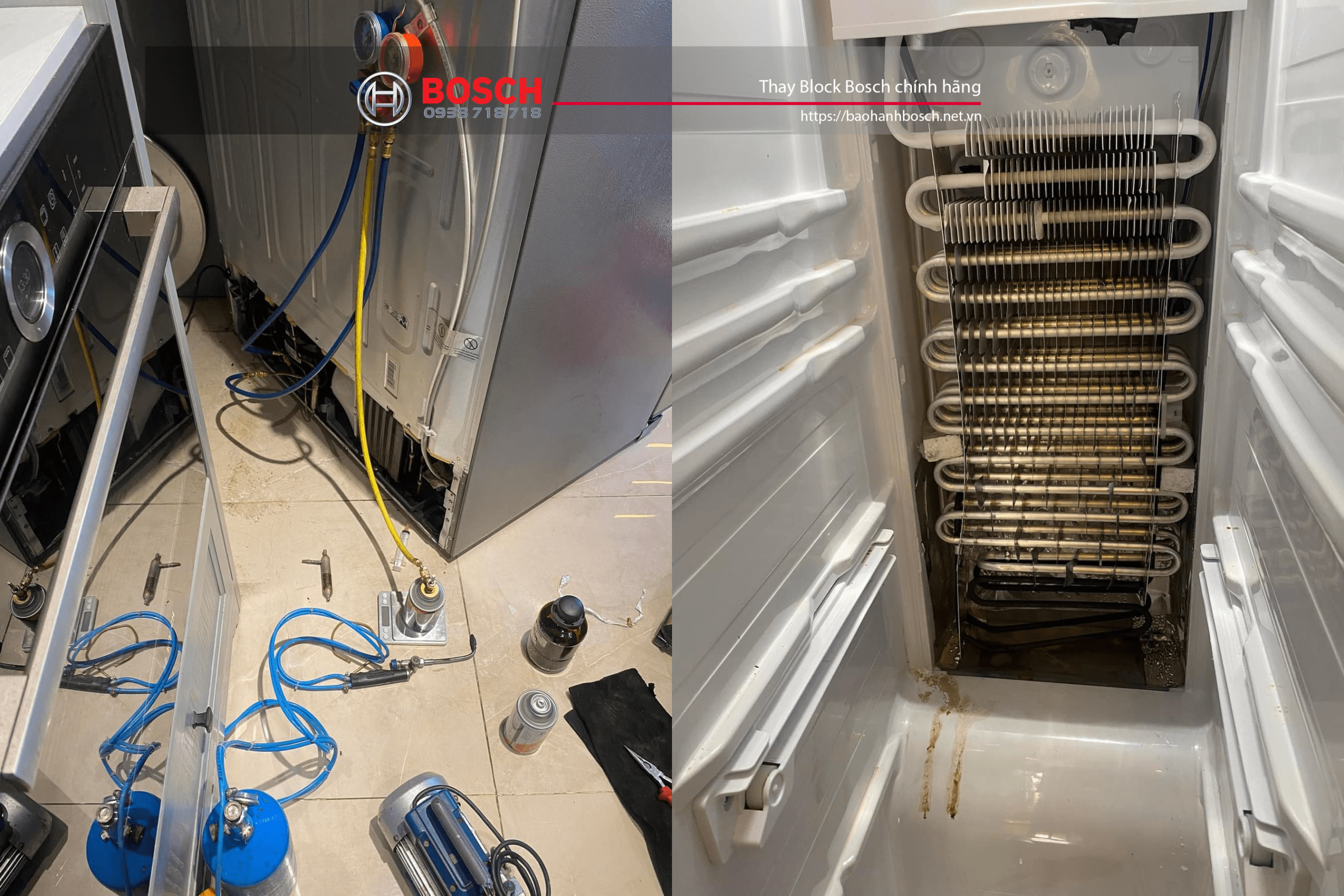 Thay Block tủ lạnh Bosch