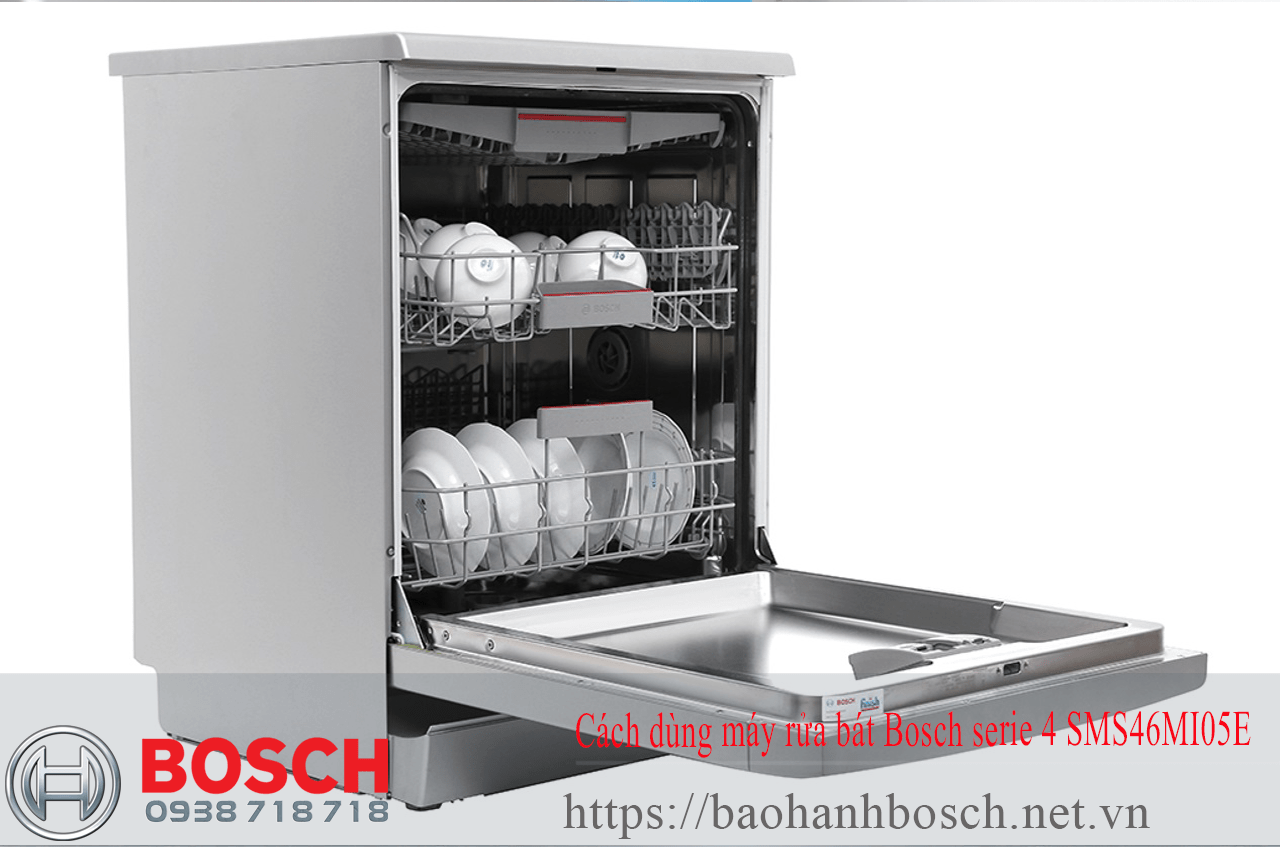 Vệ sinh máy rửa chén Bosch series 4 SMS46MI05E từ bảo hành Bosch, dịch vụ bảo trì và sửa chữa Uy tín tại Việt Nam.