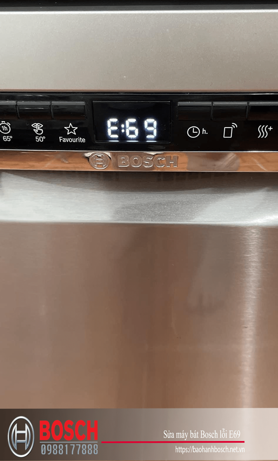 Sửa máy rửa bát Bosch lỗi E69