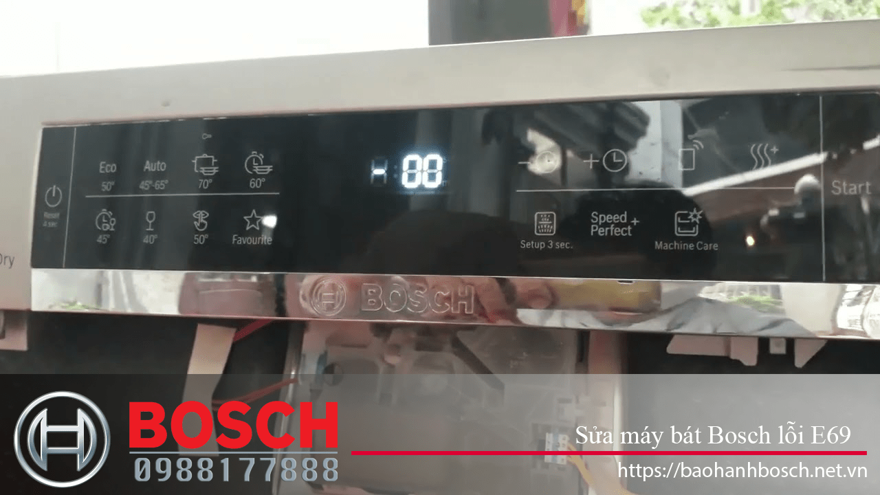 máy rửa bát Bosch lỗi E69