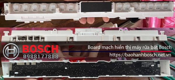 mạch hiển thị máy rửa chén bát bosch