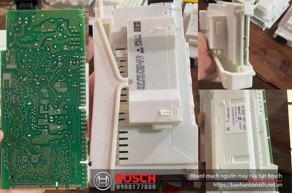 board mạch nguồn máy rửa chén bát bosch