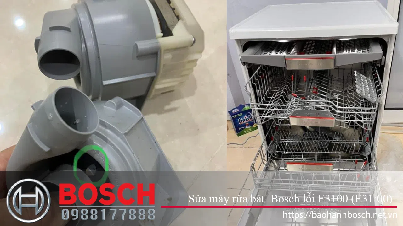Sửa Chữa Điện Tử Điện Lạnh Nguyên Dương nhận sửa mã lỗi E31-00 máy rửa bát Bosch