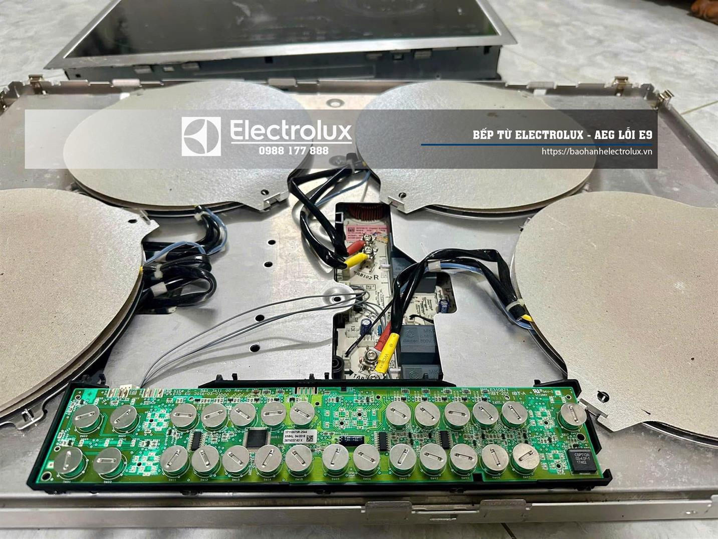 Bếp từ Electrolux lỗi E9