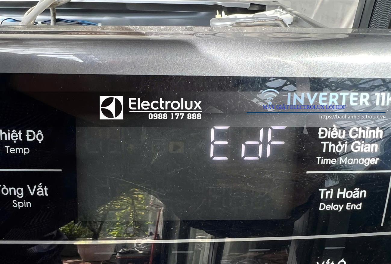 Máy giặt Electrolux lỗi EdF