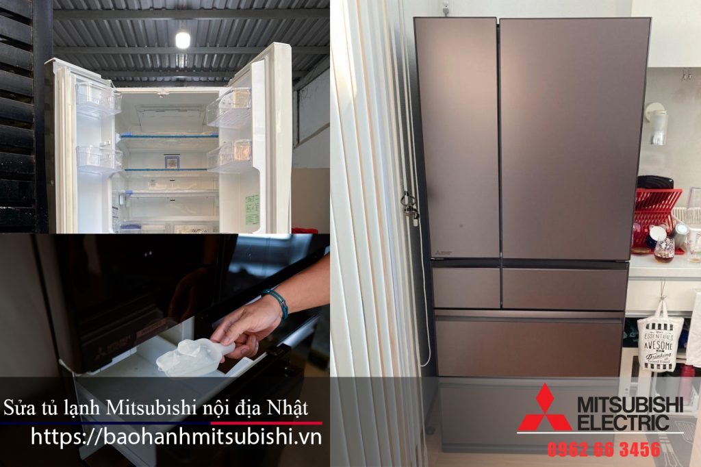 Sửa tủ lạnh Mitsubishi nội địa Nhật