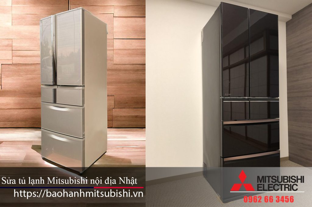 Tủ lạnh Mitsubishi Nội địa Nhật cao cấp, thiết kế hiện đại, bền bỉ phù hợp cho gia đình. Dịch vụ sửa chữa chuyên nghiệp tại Điện Tử Điện Lạnh Nguyên Dương, liên hệ 0988 177 888.