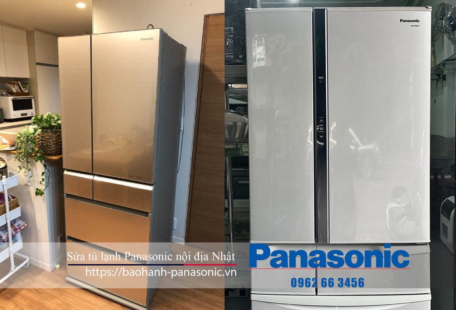 Dịch vụ sửa tủ lạnh Panasonic nội địa Nhật