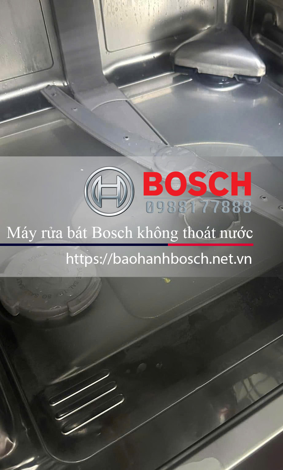Làm thế nào để sửa máy rửa bát Bosch không thoát nước?