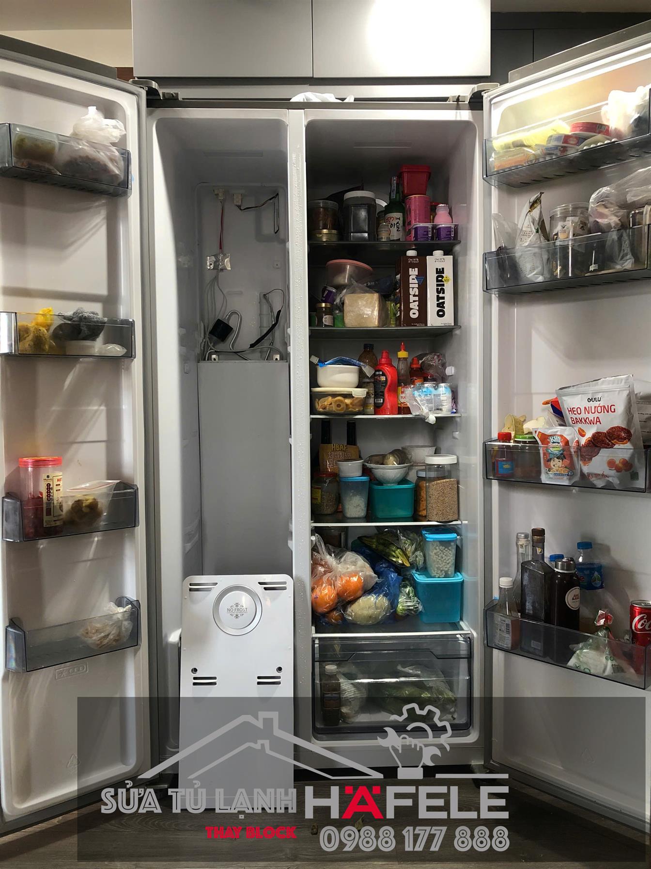 Thay Block tủ lạnh Hefele uy tín