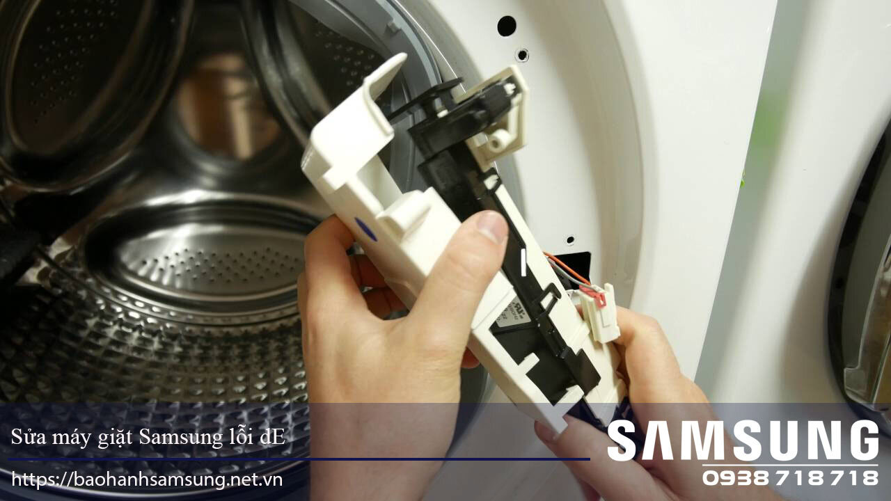 Máy giặt Samsung lỗi dE