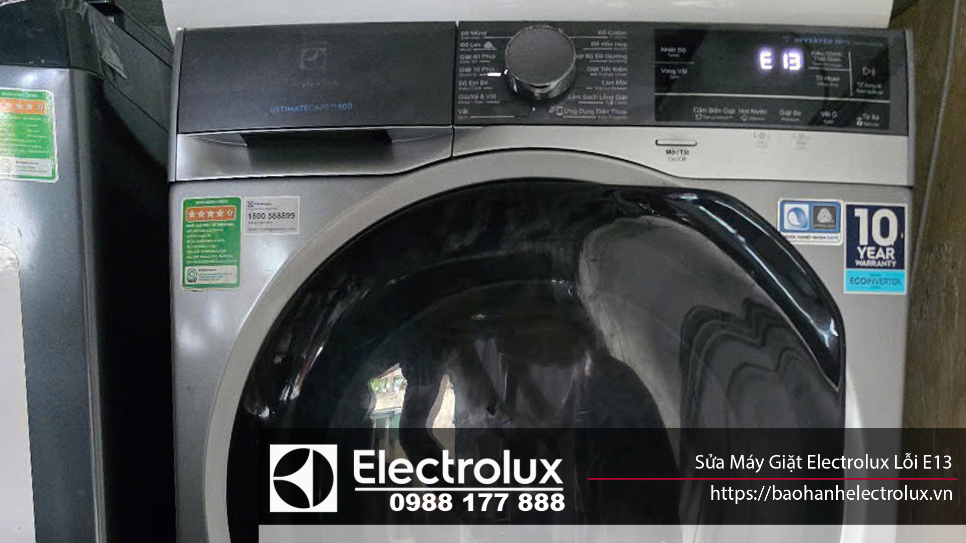 sửa máy giặt electrolux lỗi e13
