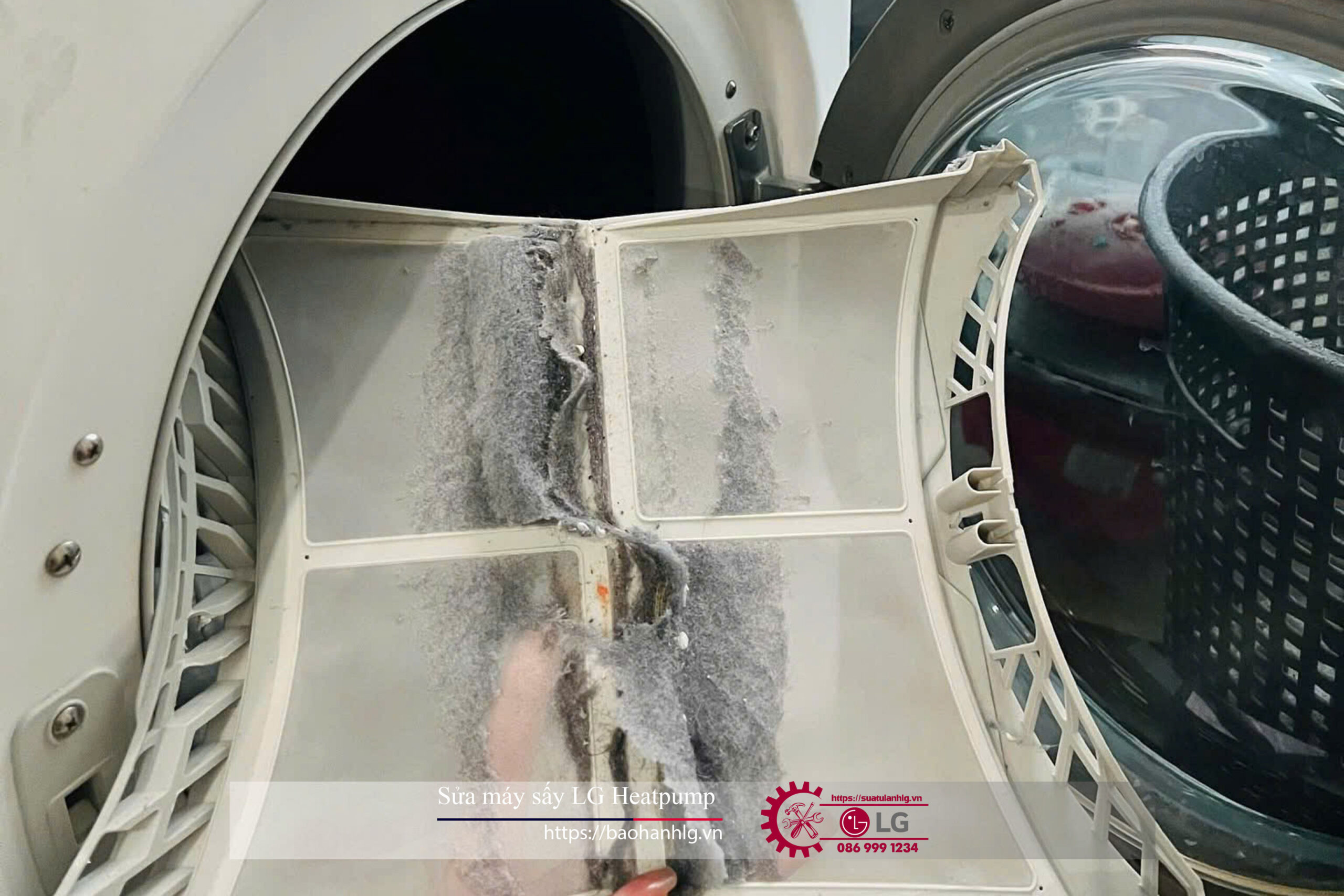 Sửa máy sấy LG Heatpump