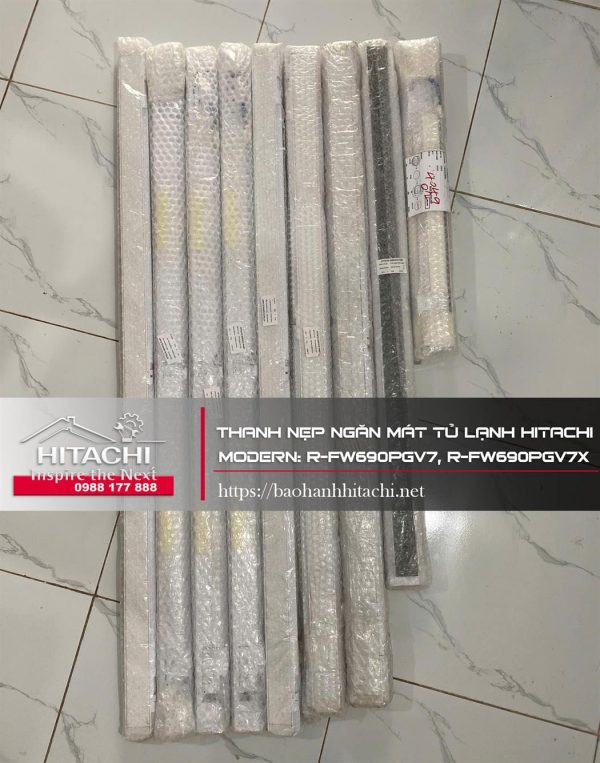 Thanh nẹp ngăn mát tủ lạnh Hitachi. Modern: R-FW690PGV7, R-FW690PGV7X
