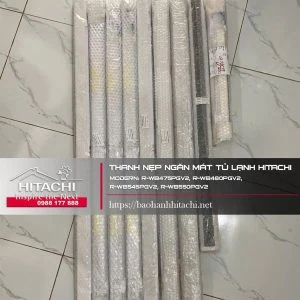 Thanh nẹp ngắn mát tủ lạnh Hitachi, phụ kiện lắp đặt tủ lạnh hiện đại, phù hợp các dòng R-WB473PGV2, R-WB480PGV2, R-WB545PGV2, R-WB550PGV2, giúp giữ nhiệt tối ưu, lắp đặt dễ dàng, bảo vệ thiết bị lạnh.