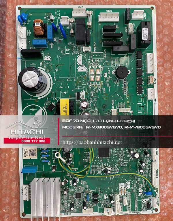 Board mạch tủ lạnh Hitachi R-MX800GVGV0, R-MY800GVGV0