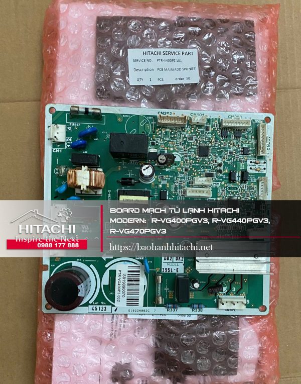 Board mạch tủ lạnh Hitachi Modern R-VG400PGV3, R-VG440PGV3, R-VG470PGV3