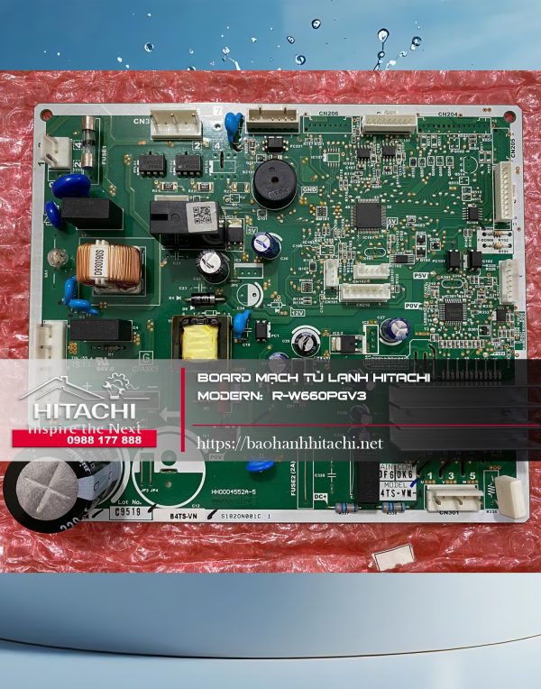 Board mạch tủ lạnh hitachi Modern R-W660PGV3