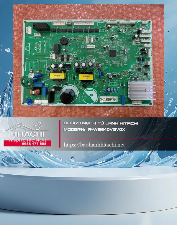 Board mạch tủ lạnh Hitachi Modern R-WB640VGV0X