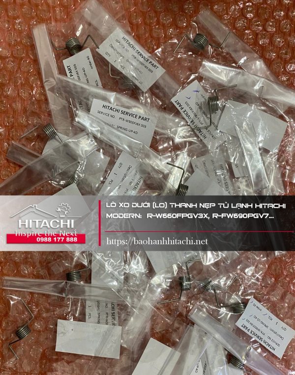 Lò xo thanh nẹp tử lạnh Hitachi Modern R-W660FPGV3X, R-FW690PGV7...