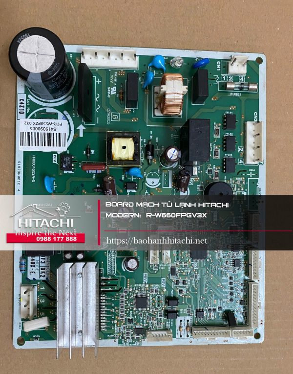Board mạch tủ lạnh Hitachi Modern R-W660FPGV3X