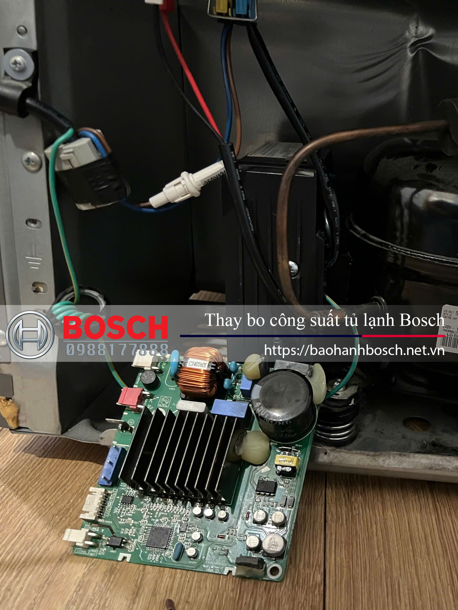 Thay bo công suất tủ lạnh Bosch Uy tín tại Sửa Chữa Điện Tử Điện Lạnh Nguyên Dương