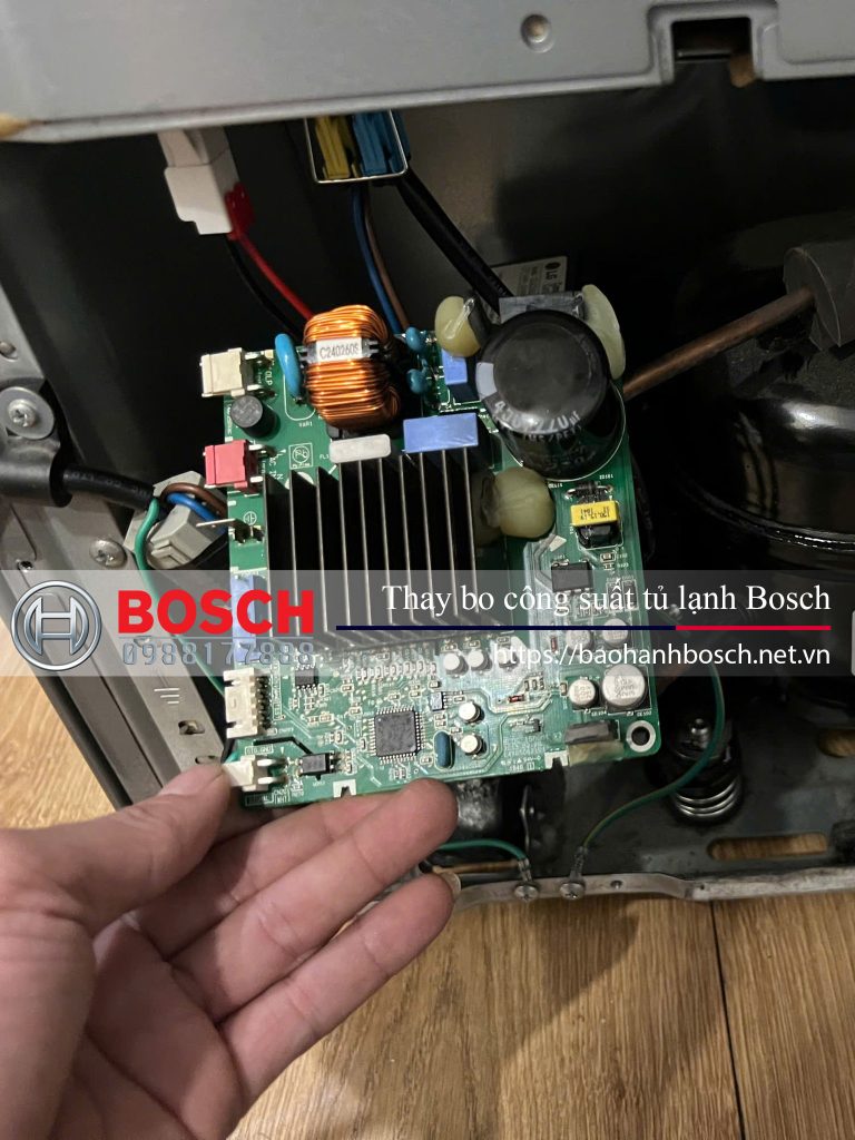 Bảo hành Bosch, thay bo công suất tủ lạnh Bosch, dịch vụ sửa chữa bảo hành linh kiện Bosch chính hãng tại Việt Nam.