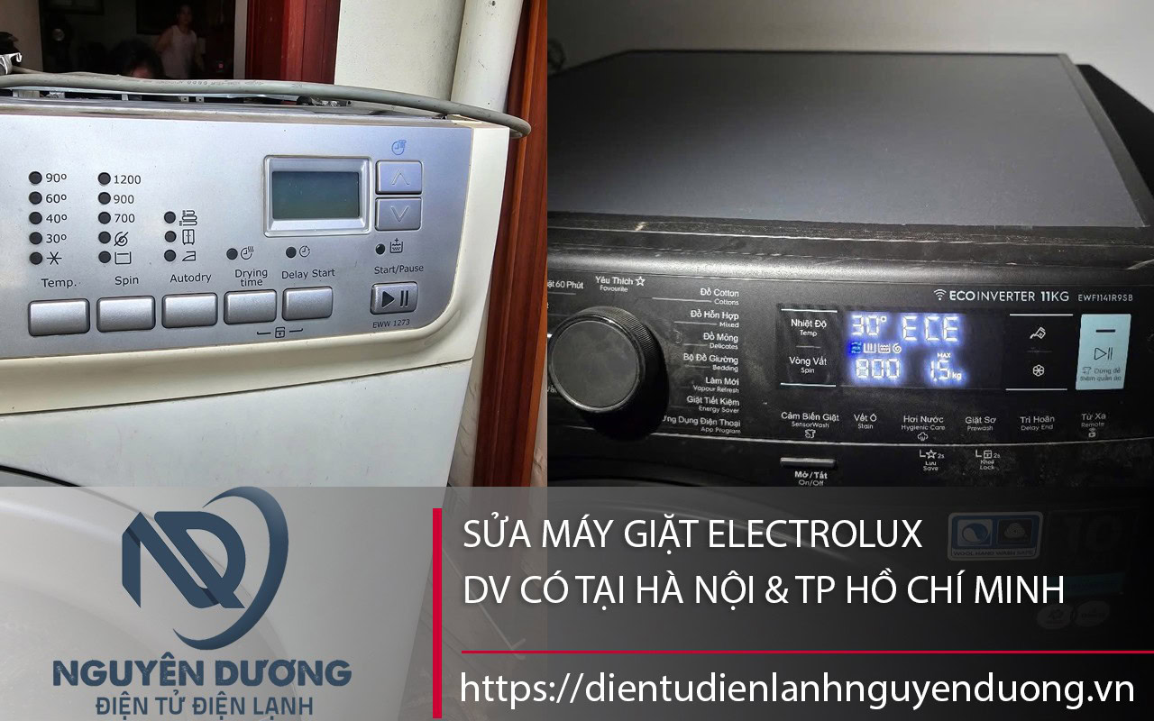 sửa chữa máy giặt electrolux