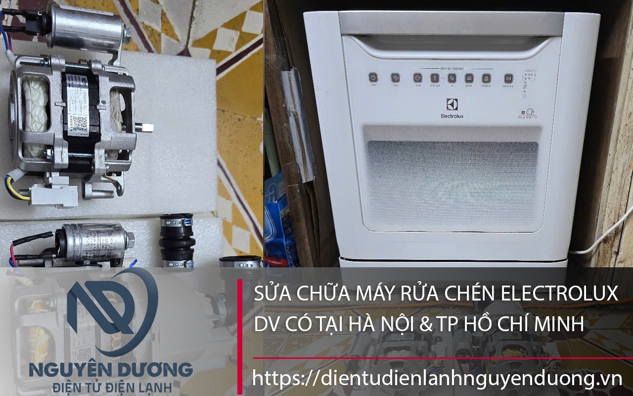 sửa chữa máy rửa chén bát electrolux